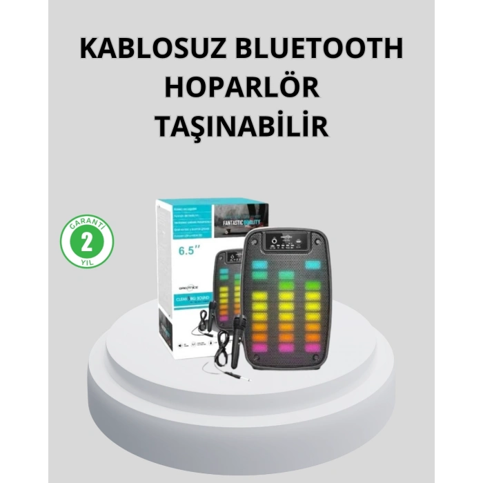 BFS Bluetooth Bağlantılı Taşınabilir Müzik Cihazı – 2 Saat Kesintisiz Müzik