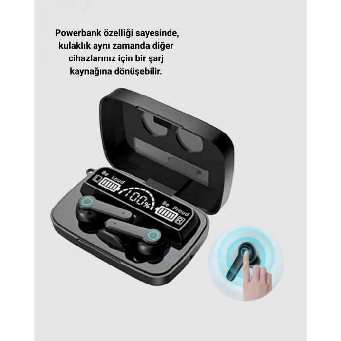 BFS Bluetooth Kulaklık – Powerbank Özellikli, Oyun Modlu, Uzun Ömürlü ve Şarj Kutulu