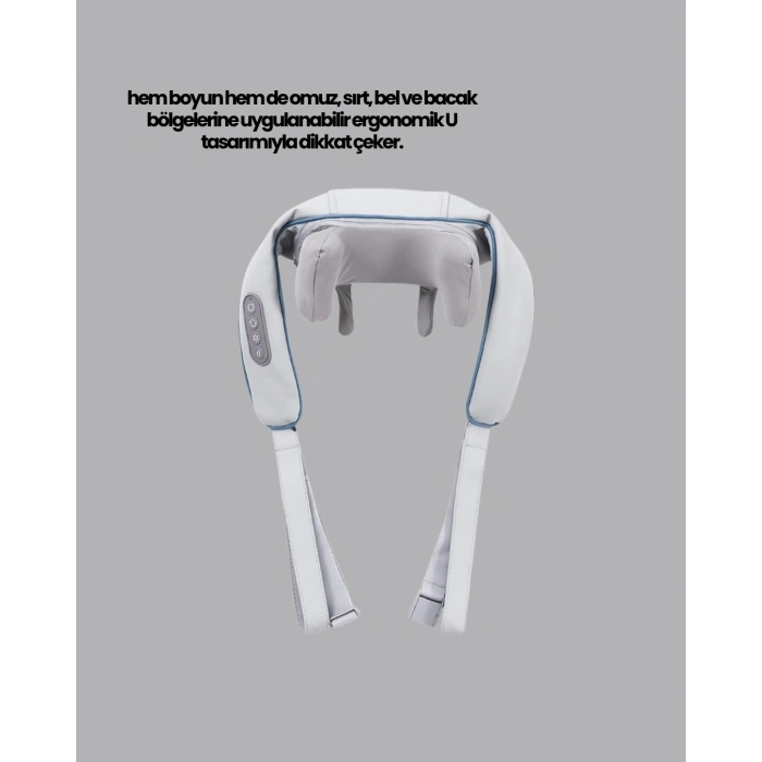 BFS Boyun Masaj Aleti Biyonik Yoğurma Teknolojili 1800mAh Şarjlı