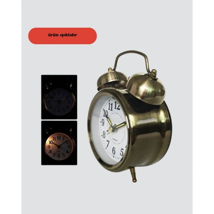 BFS Bronz Metal Masa Saati