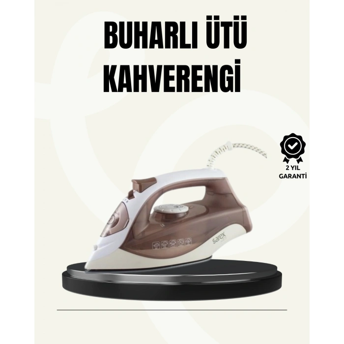 BFS Buharlı Ütü 2200W Seramik Taban 300 ml Kahverengi Dikey Ütüleme