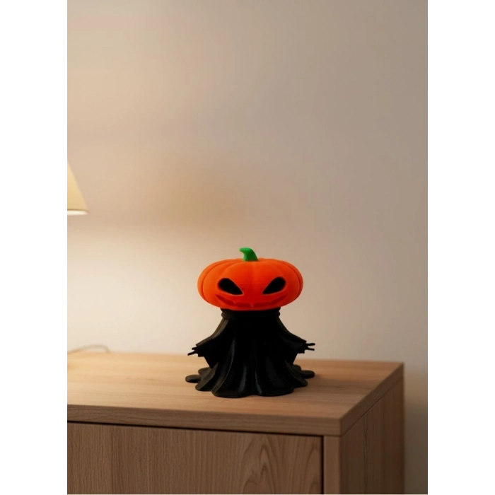 BFS Cadılar Bayramı Temalı Balkabağı Figür 9cm Dekor Objesi