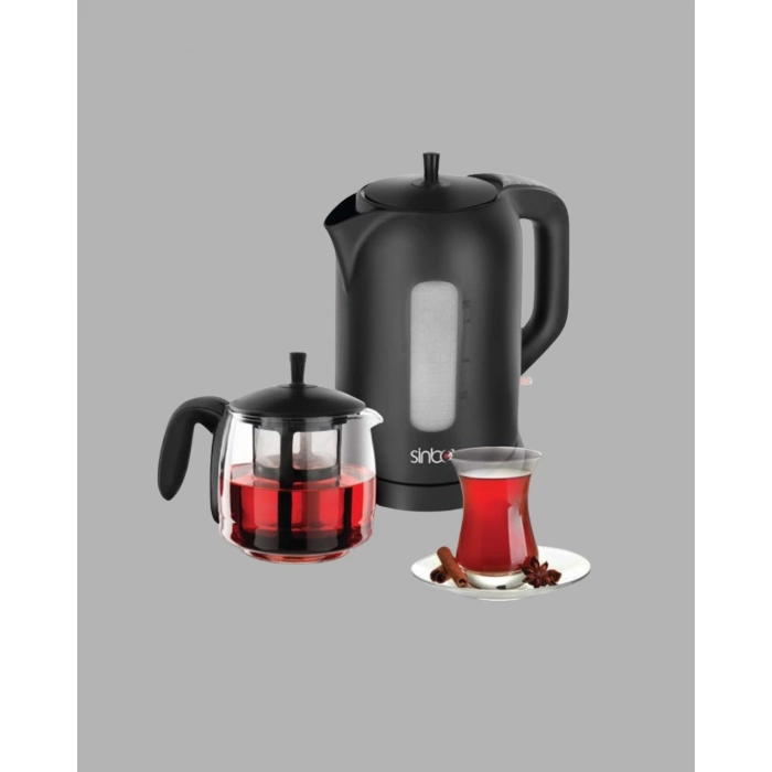 BFS Çaycı Cam Demlikli 1800W Güçlü ve Sıcak Tutmalı Elektrikli Çay Makinesi