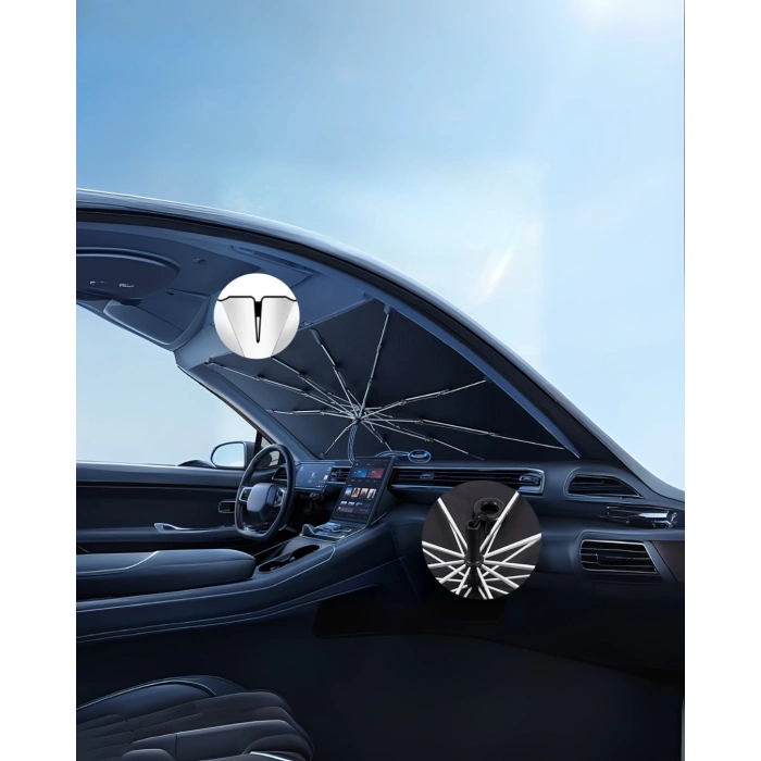 BFS Citroen C3 Aircross, Peugeot 3008, Skoda Kamiq, Seat Ateca, Hyundai Kona Uyumlu Oto Şemsiye