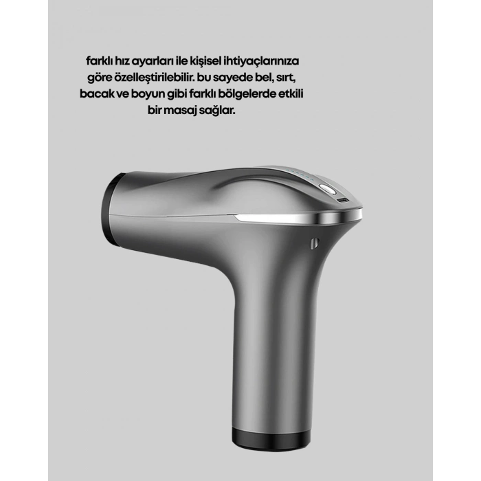 BFS Çok Fonksiyonlu 4 Başlıklı Şarjlı Masaj Aleti Kas Ağrısı Rahatlatıcı
