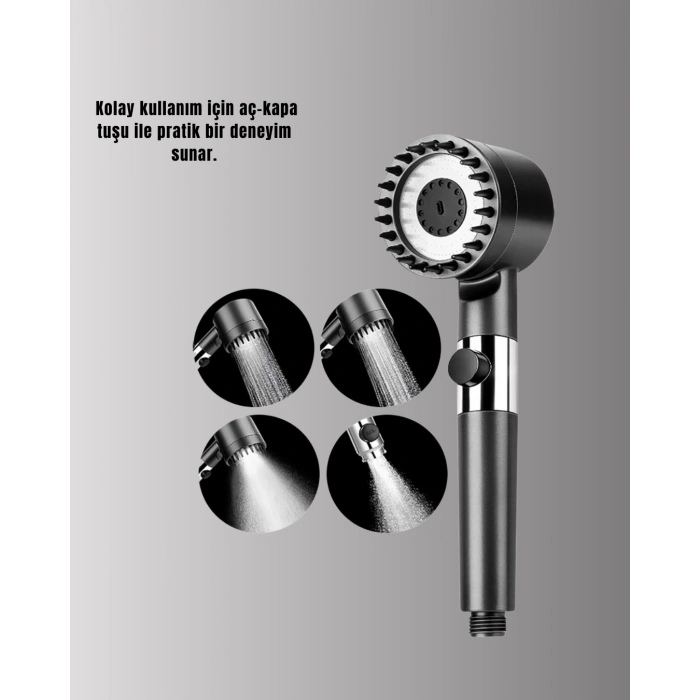 BFS Çok Fonksiyonlu Filtreli Duş Başlığı Masaj Etkili