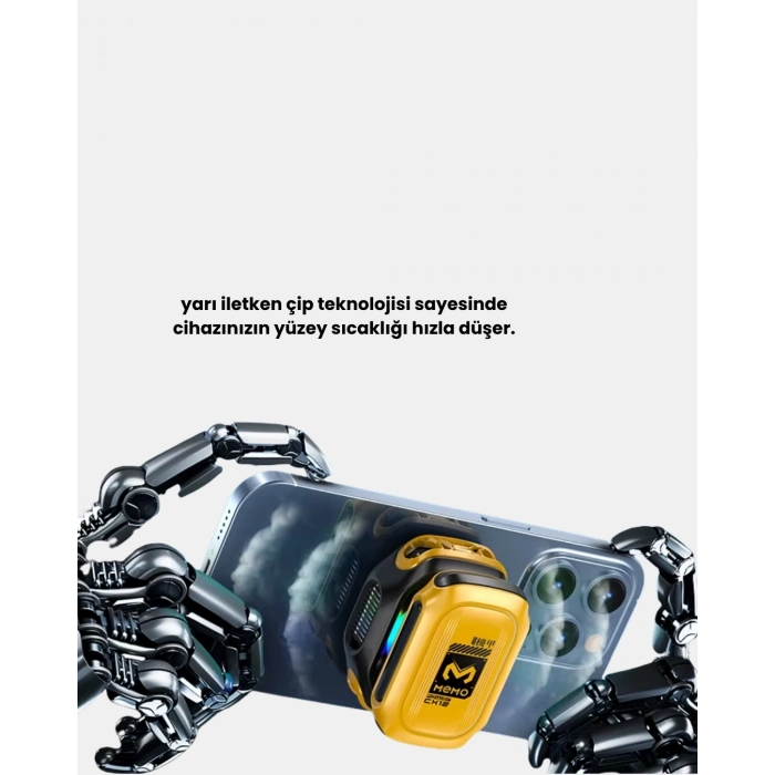 BFS CX12 Telefon Soğutucu TEC Yarı İletken Hızlı Soğutma ve Yüksek Performanslı