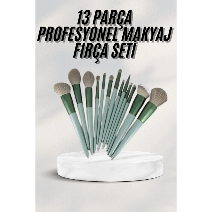 BFS Dayanıklı Makyaj Fırçası Seti 13 Parça Yumuşak Kıllı Fırçalar Allık Fondöten Far Fırçası