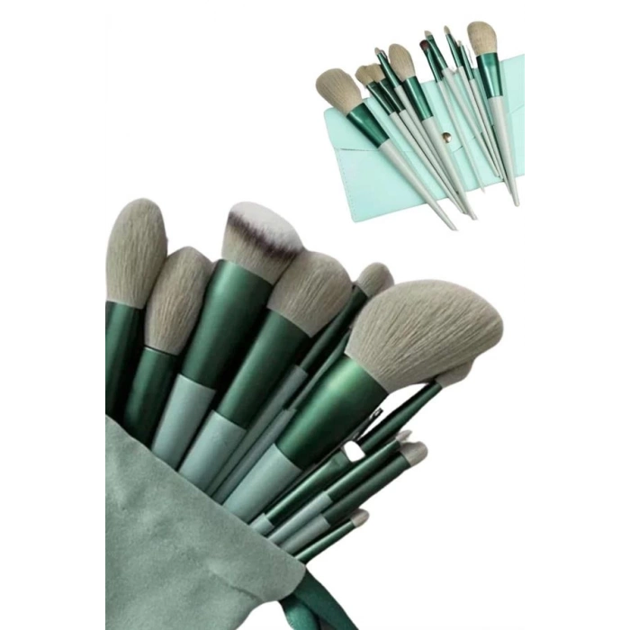 BFS Dayanıklı Makyaj Fırçası Seti 13 Parça Yumuşak Kıllı Fırçalar Allık Fondöten Far Fırçası