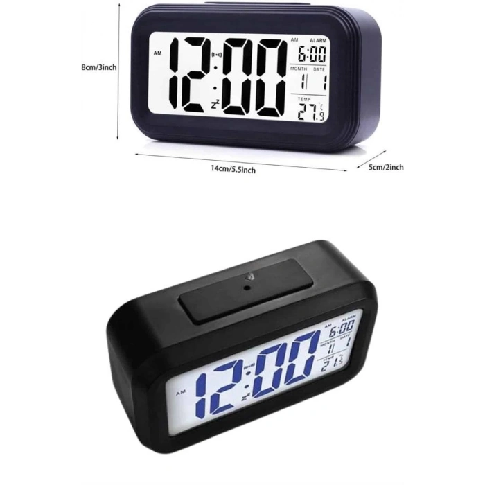 BFS Dijital Işıklı Alarmlı Çalışma Masası Ekran Pilli Çalar Saat