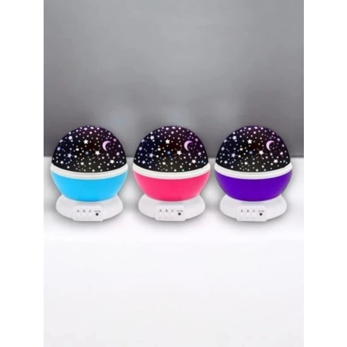 BFS Dönen Renkli Gökyüzü Projektörlü Gece Lambası