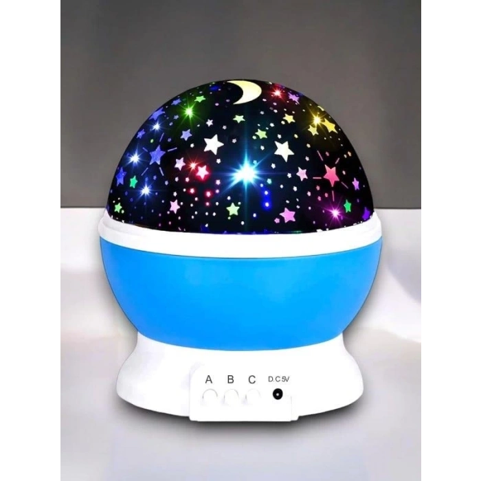 BFS Dönen Renkli Gökyüzü Projektörlü Gece Lambası