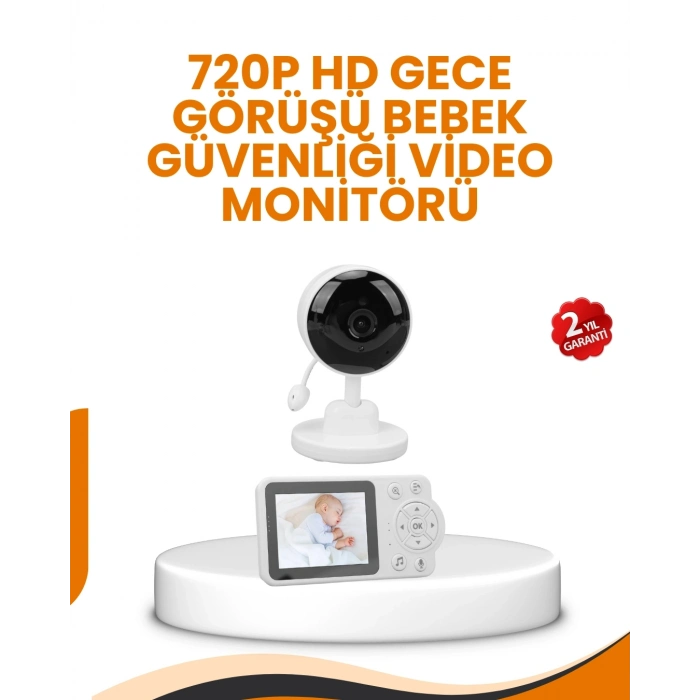 BFS Ebeveyn Kontrollü 2.8 İnç Bebek Monitörü Güvenli İzleme