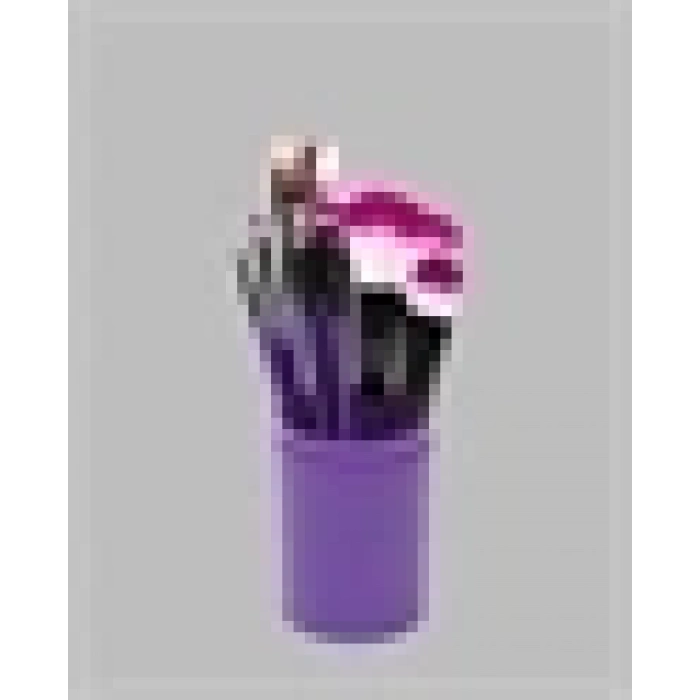 BFS Ergonomik Saplı Fiber Kıllı 12li Makyaj Fırça Takımı Göz ve Ten Makyajı İçin Uygun