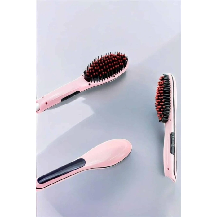 BFS Fön Etkili Saç Düzleştirici Tarak Yıpranma Karşıtı Döner Kablo Isı Ayarlı