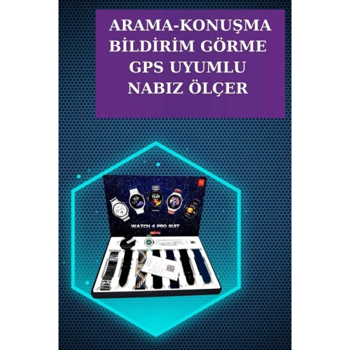 BFS Gamer Kulaklık ve Çok Kordonlu Akıllı Saat Gürültü Önleyici GPS Desteği