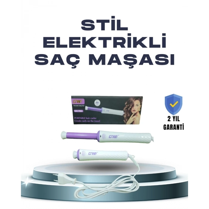 BFS GW 32mm Döner Başlıklı Saç Kıvırma Makinesi – Her An Her Yerde Profesyonel Şekillendirme