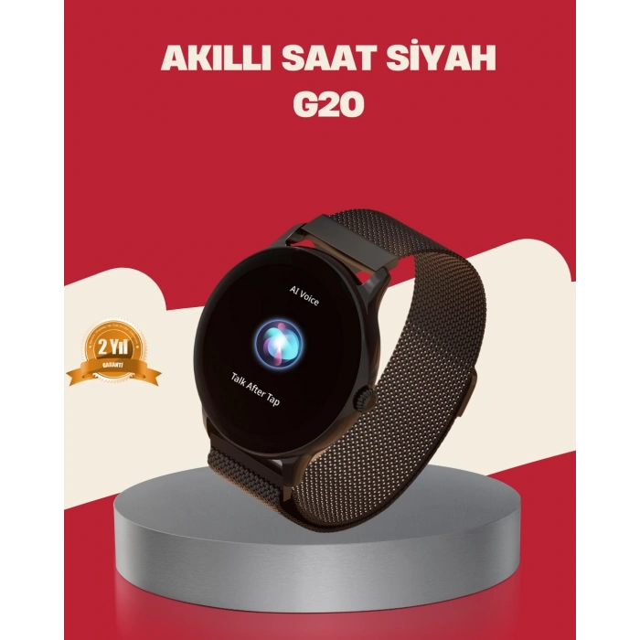 BFS Haino Teko G20 Mini – Şık, Suya Dayanıklı, Bildirim ve Spor Modlu Akıllı Saat