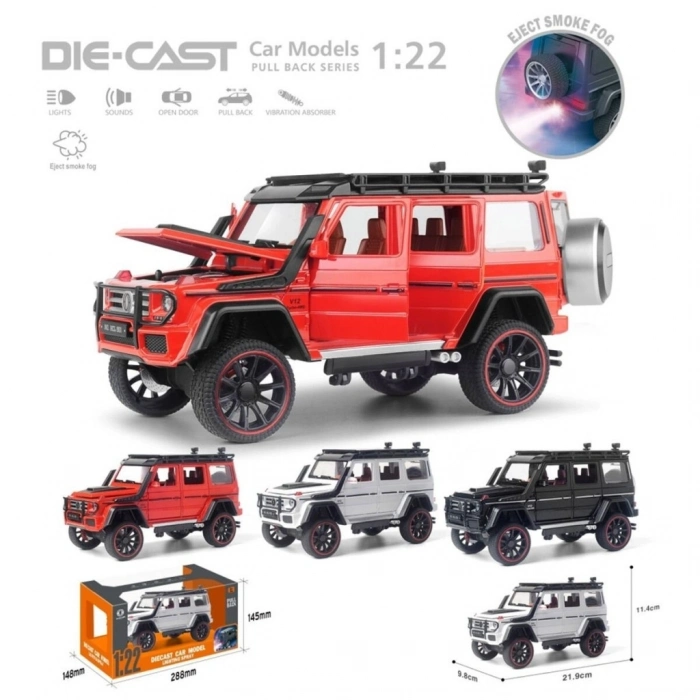 BFS HCL-501 KUT CB 1 22 SESLİ VE IŞIKLI BUHARLI G LUX JEEP(Belirtilen fiyat, tekli satış için adet fiyatıdır.)