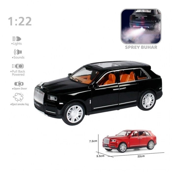 BFS HCL-506 KUT CB 1 22 SESLİ VE IŞIKLI BUHARLI RR LUX JEEP(Belirtilen fiyat, tekli satış için adet fiyatıdır.)