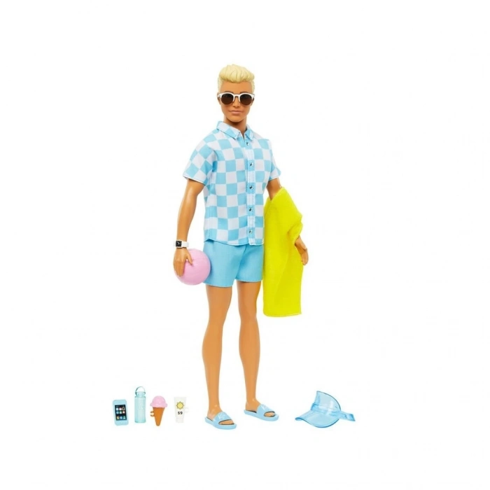 BFS  HPL74 Barbie Plaj Günü Oyun Seti -Ken