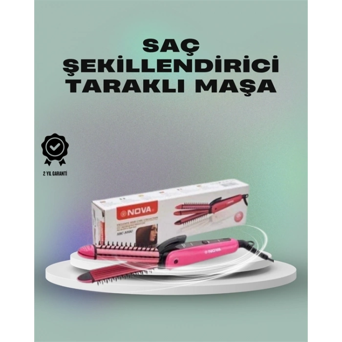 BFS Isı Koruyucu ve Sabitleyici Özellikli Profesyonel Saç Maşası