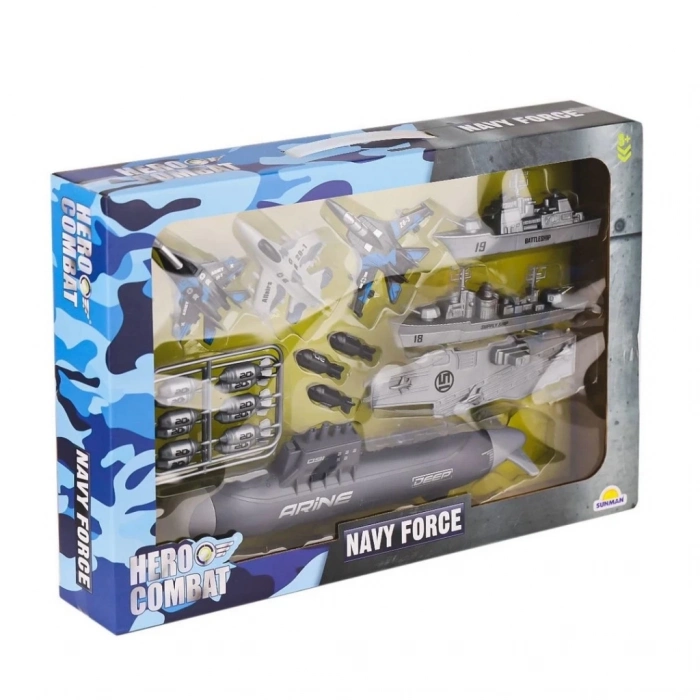 BFS  Jet Uçak Gemisi ve Denizaltı Askeri Oyun Seti