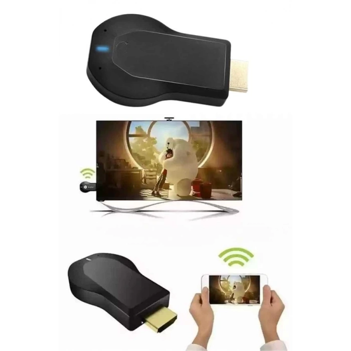 BFS Kablosuz HDMI Wifi Görüntü Aktarıcı Tüm Cihazlara Uyumlu