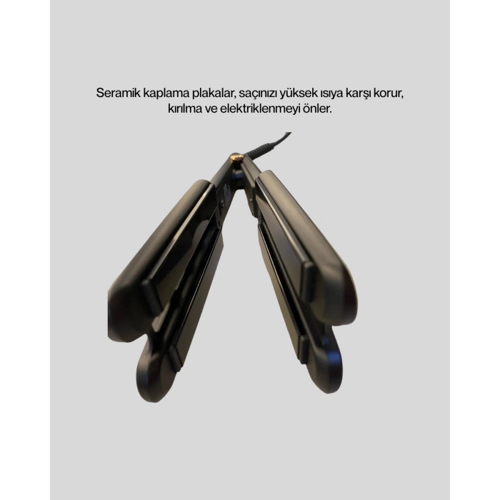 BFS Kadın Saç Düzleştirici Seyahat Dostu 5 Kademeli Isı Kontrolü