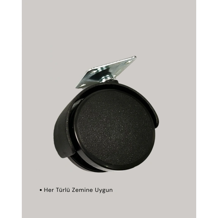 BFS Kilitsiz 4 cm Tekerlek Ayak 4’lü Set Sessiz ve Dayanıklı