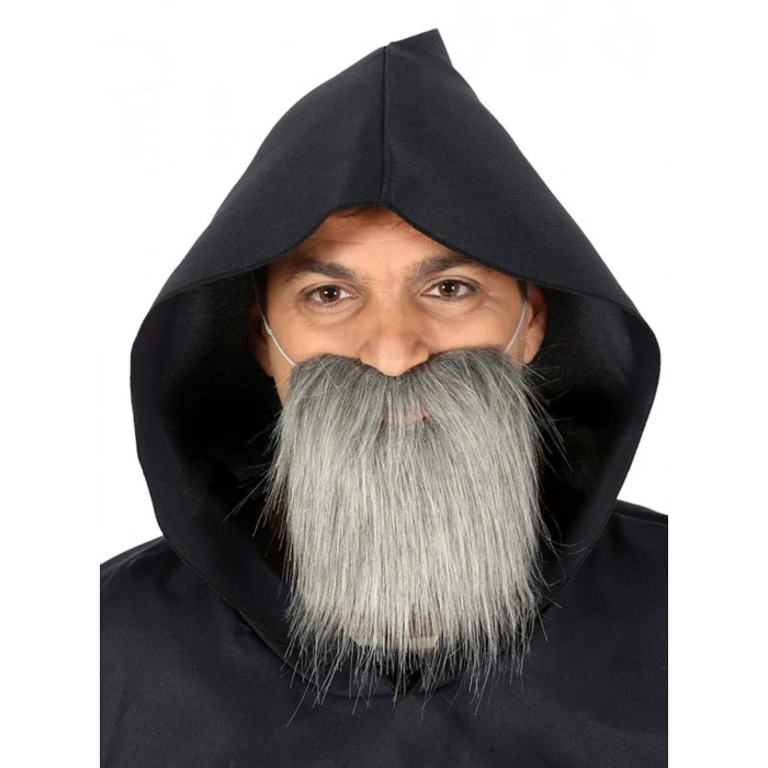 BFS Kırçıllı Korsan Sakalı Gri Renk Takma Sakal
