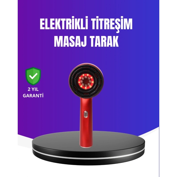 BFS Kırmızı Işık Terapi Özellikli Saç Derisi Masaj Tarak Anti Dökülme