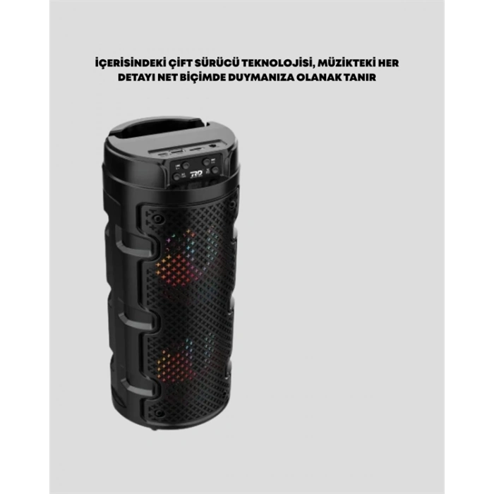 BFS Kompakt Tasarım, Yüksek Ses Performansı – Çoklu Giriş Seçenekli Kablosuz Hoparlör (Bluetooth, USB, SD Kart, AUX)