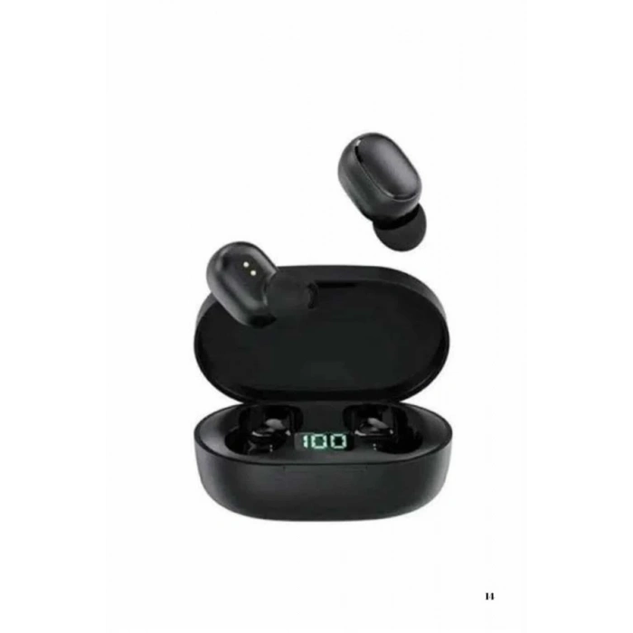 BFS Kulaklık Dijital Göstergeli Bluetooth Bağlantılı Kablosuz Kulak İçi Mikrofonlu Dokunmatik Kontrol