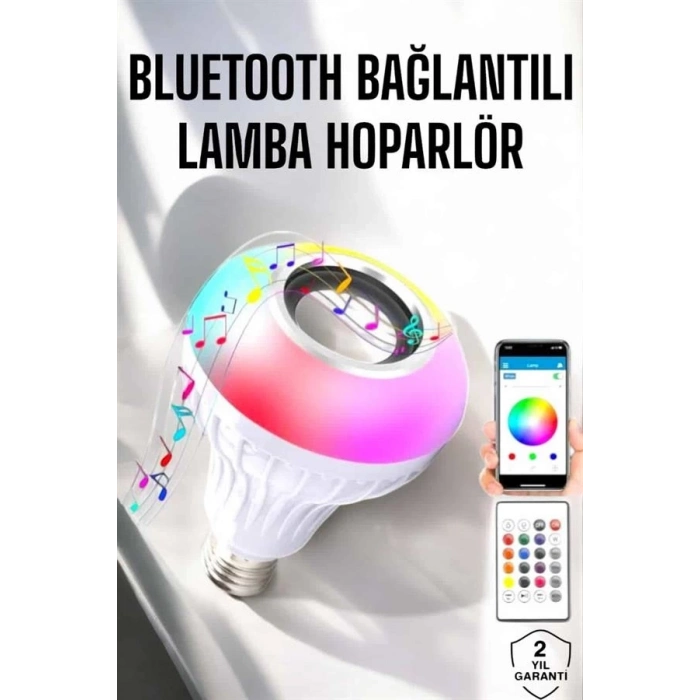 BFS Lamba Led Hoparlör Dayanıklı ve Uzun Ömürlü Bluetooth Hoparlör