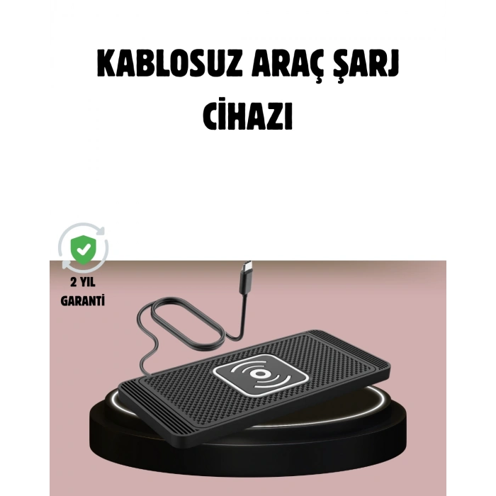 BFS Manyetik Kablosuz Araç Şarj Cihazı – Hızlı Şarj, Kaymaz Taban, Güvenli Kullanım