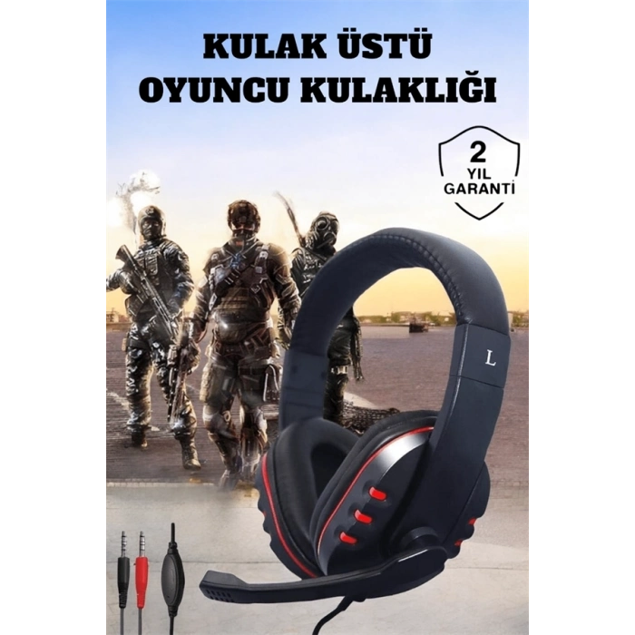 BFS Mikrofonlu, Gürültü Engelleyici ve Dayanıklı Kulaklık: Oyun Performansınızı Zirveye Taşıyın