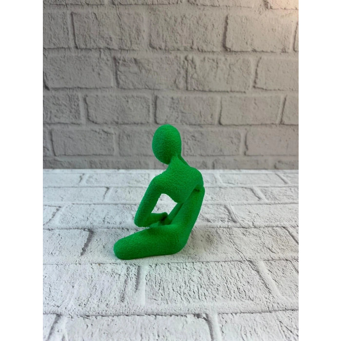 BFS Minimal İnsan Figürü Biblo Yeşil Ev ve Ofis Dekoru