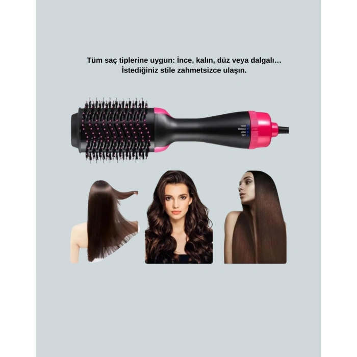 BFS Negatif İyon Teknolojili Saç Kurutma ve Şekillendirme Fırçası