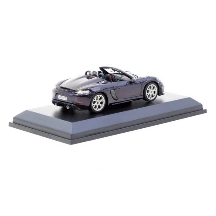 BFS NessiWorld Wo Minichamps 1/64 Porsche 718 Spyder RS Viola Metallic