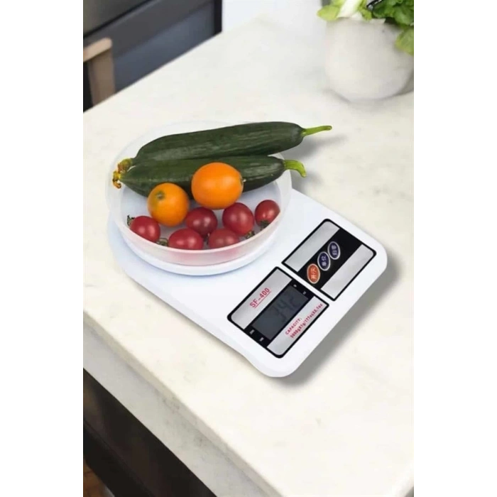 BFS Net LCD Ekran ve Otomatik Kapanma Özelliği ile Uzun Ömürlü Dijital Mutfak Tartısı