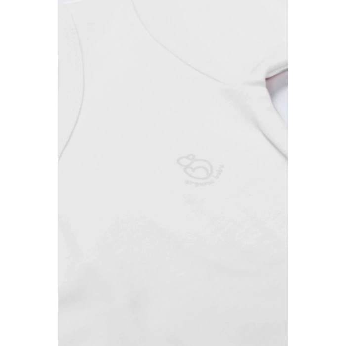 BFS Organik Natural Basic Style Kruvaze Uzun Kol Body BS17102 Beyaz