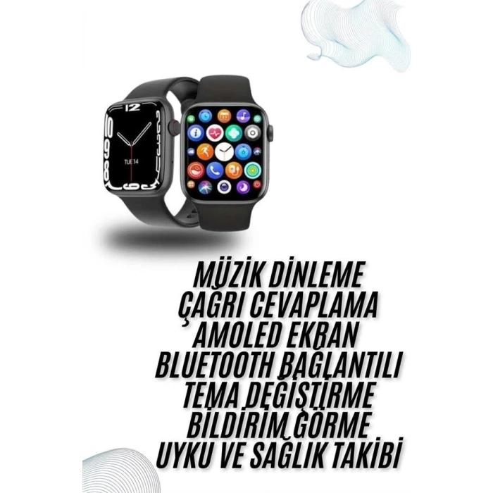 BFS Plastik Kordonlu Kalp Atışı Uyku Takibi ve Çağrı Cevaplayabilen Akıllı Saat