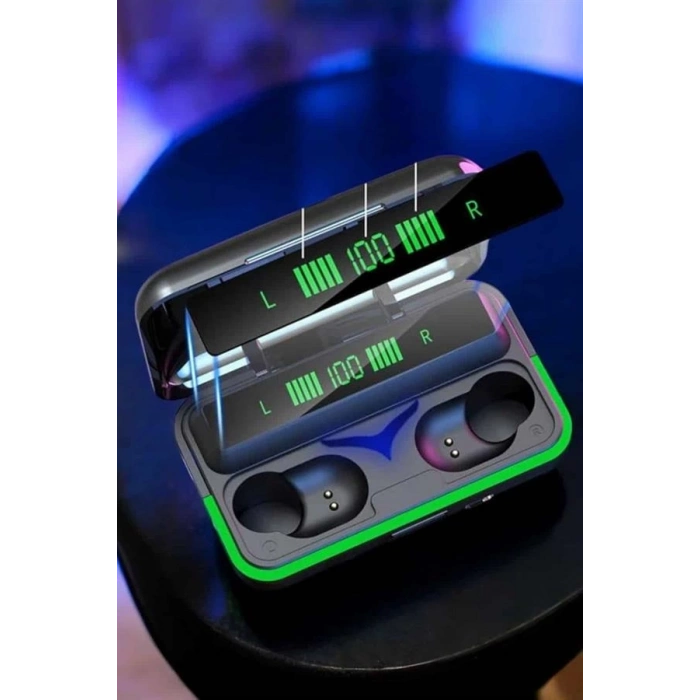 BFS Powerbank Özellikli Kablosuz Bluetooth Kulaklık RGB Işıklı