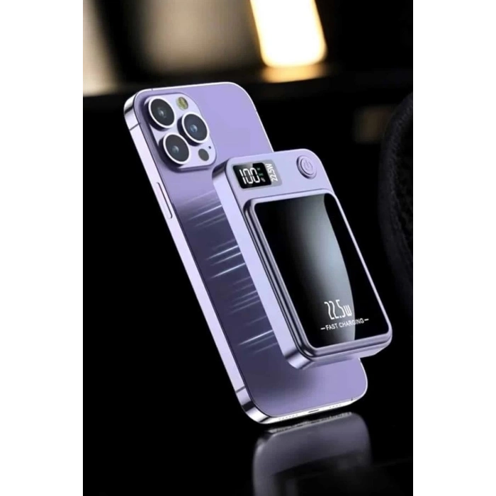 BFS Pratik ve Taşınabilir 10.000 mAh Wireless Powerbank Hızlı Şarj Avantajı