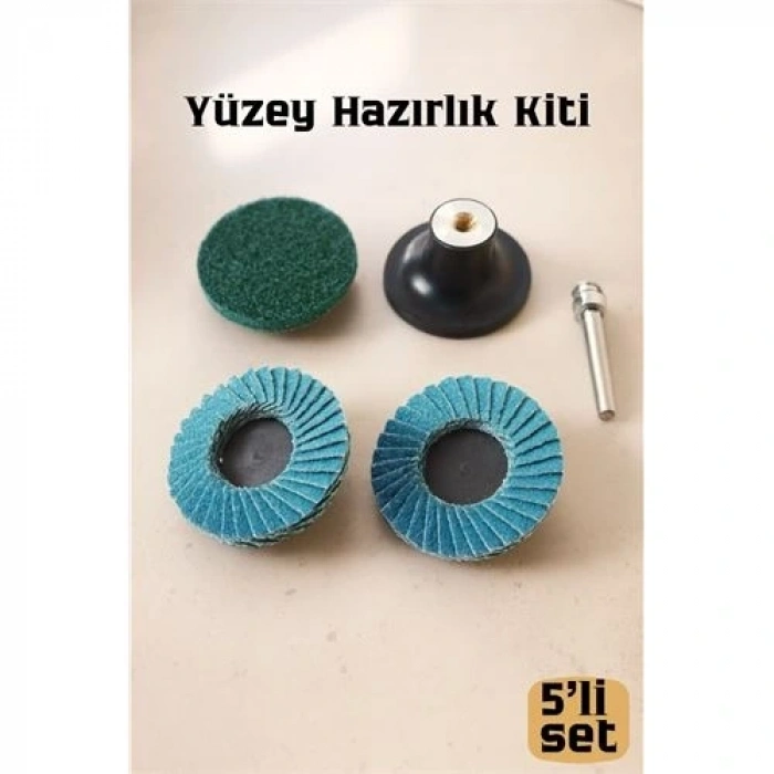 BFS Profesyonel Yüzey Hazırlık Kiti: 50mm Zirkon Zımpara & Yüzey Disk Seti