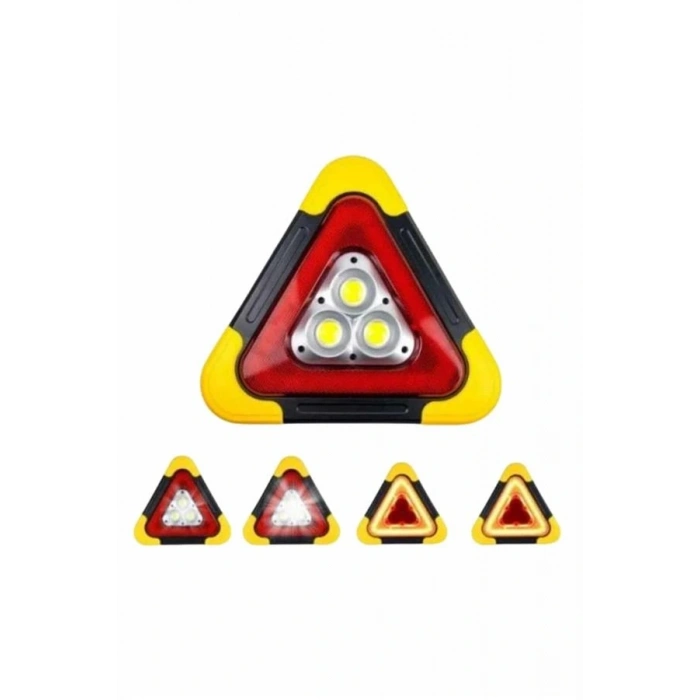 BFS Reflektör Güneş Enerjili Taşınabilir Portatif Acil Güvenlik Işığı Araba Acil Uyarı Işığı