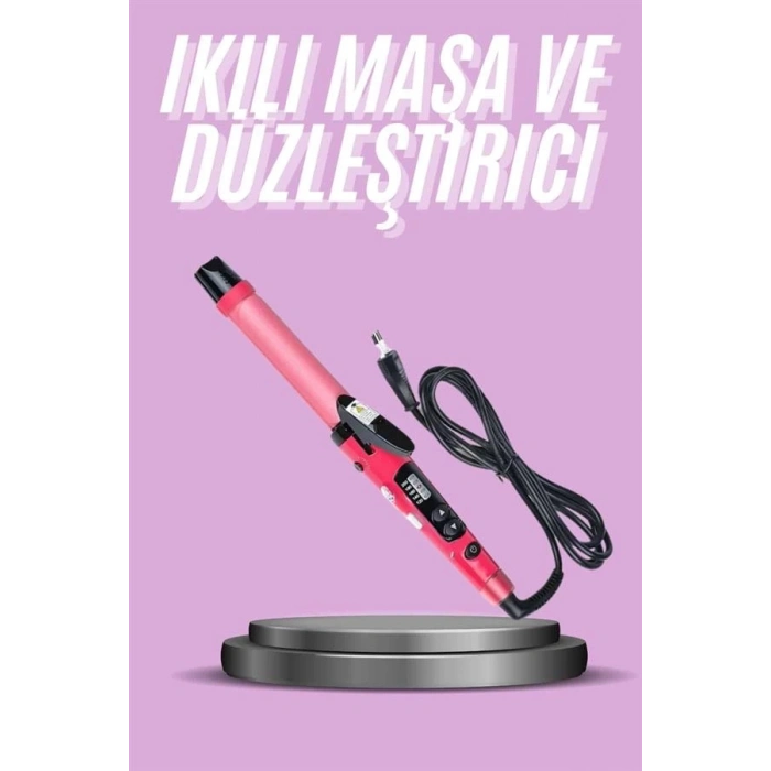 BFS Saç Düzleştirici Ve Maşa İkili Saç Şekillendirici Tüm Saç Tiplerine Uygun