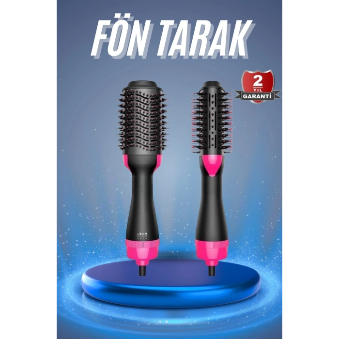 BFS Saç Kurutma Makinesi Saç Düzleştirici Fön Tarak Isı Ayarlı Sıkı Dişli