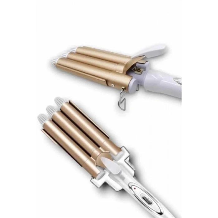 BFS Saç Şekillendirici Wag Maşa Üçlü Yüksek Isı Ayarlı Seramik Kaplama